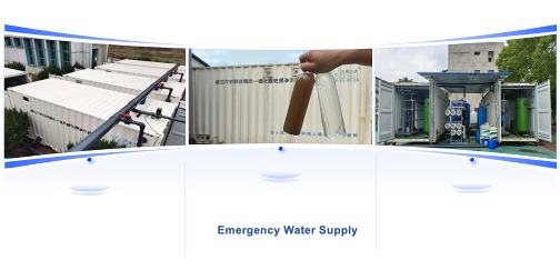 Emergency water supply units for disaster relief and remote areas